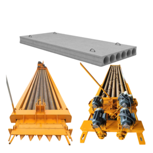 Prefabricated slab machine