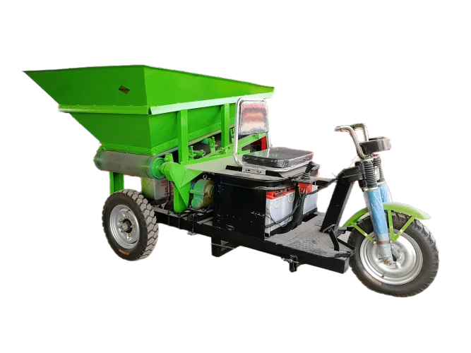 Dumper elétrico para alimentação de betão