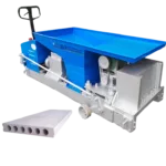 Máquina para fabricar muros de contorno pré-fabricados