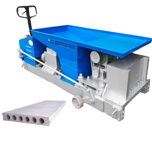 Máquina para fabricar muros de contorno pré-fabricados